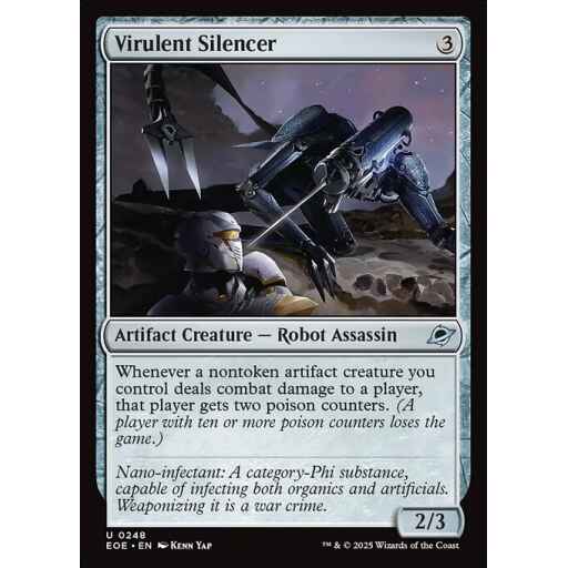 Edge of Eternities - 248 - Virulent Silencer - Uncommon - C - Non-foil