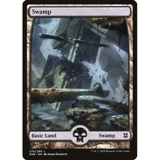 Zendikar Rising - 274 - Swamp - Common - C - Non-foil