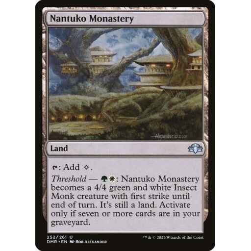 Dominaria Remastered - 252 - Nantuko Monastery - Uncommon - C - Non-foil