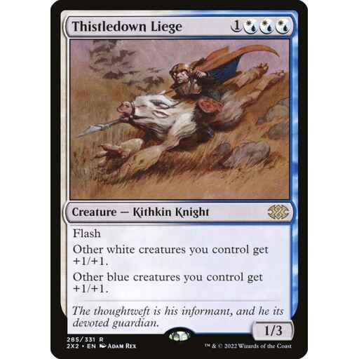 Double Masters 2022 - 285 - Thistledown Liege - Rare - WU - Non-foil