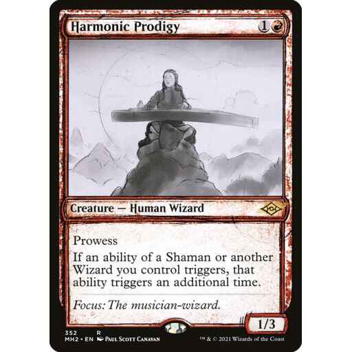 Modern Horizons 2 - 352 - Harmonic Prodigy - Rare - R - Non-foil