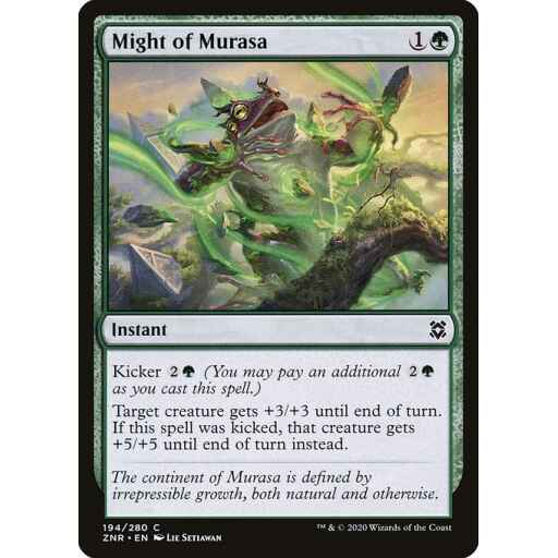 Zendikar Rising - 194 - Might of Murasa - Common - G - Non-foil