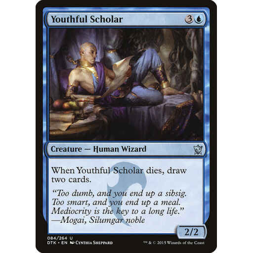Dragons of Tarkir - 84 - Youthful Scholar - Uncommon - U - Non-foil