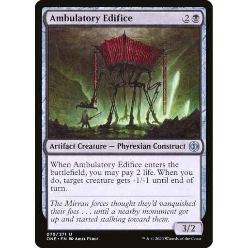 Phyrexia: All Will Be One - 79 - Ambulatory Edifice - Uncommon - B - Foil