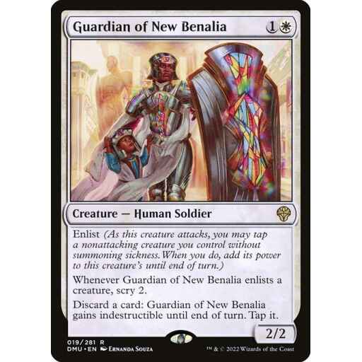 Dominaria United - 19 - Guardian of New Benalia - Rare - W - Non-foil