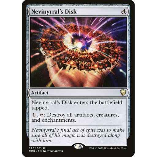 Commander Legends - 328 - Nevinyrral's Disk - Rare - C - Non-foil