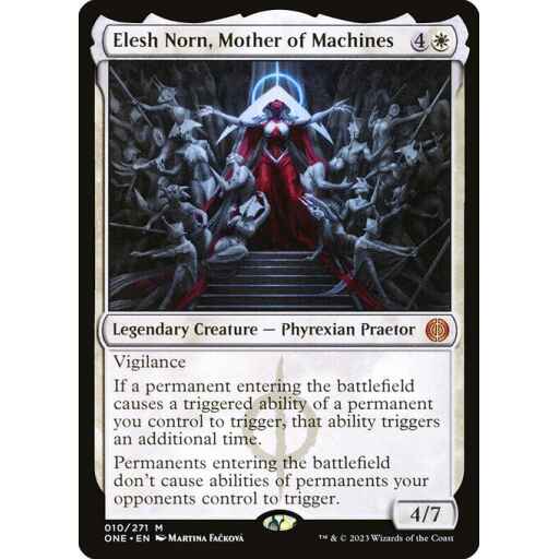 Phyrexia: All Will Be One - 10 - Elesh Norn, Mother of Machines - Mythic - W - Non-foil