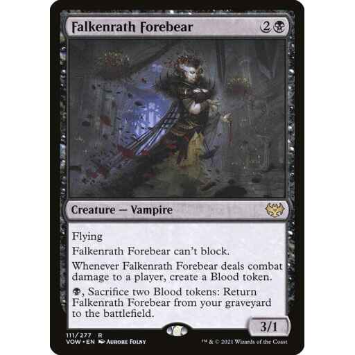 Innistrad: Crimson Vow - 111 - Falkenrath Forebear - Rare - B - Non-foil
