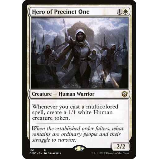 Dominaria United Commander - 101 - Hero of Precinct One - Rare - W - Non-foil