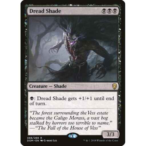 Dominaria - 88 - Dread Shade - Rare - B - Non-foil