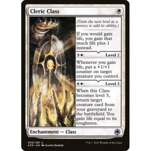 Adventures in the Forgotten Realms - 6 - Cleric Class - Uncommon - W - Non-foil