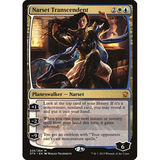 Dragons of Tarkir - 225 - Narset Transcendent - Mythic - WU - Non-foil
