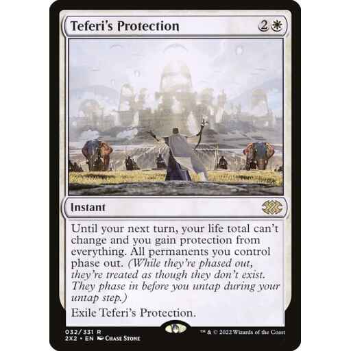 Double Masters 2022 - 32 - Teferi's Protection - Rare - W - Non-foil