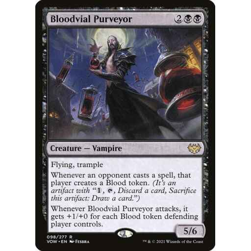 Innistrad: Crimson Vow - 98 - Bloodvial Purveyor - Rare - B - Non-foil