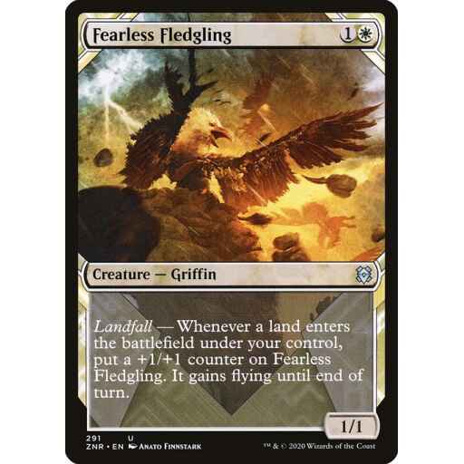 Zendikar Rising - 291 - Fearless Fledgling - Uncommon - W - Non-foil