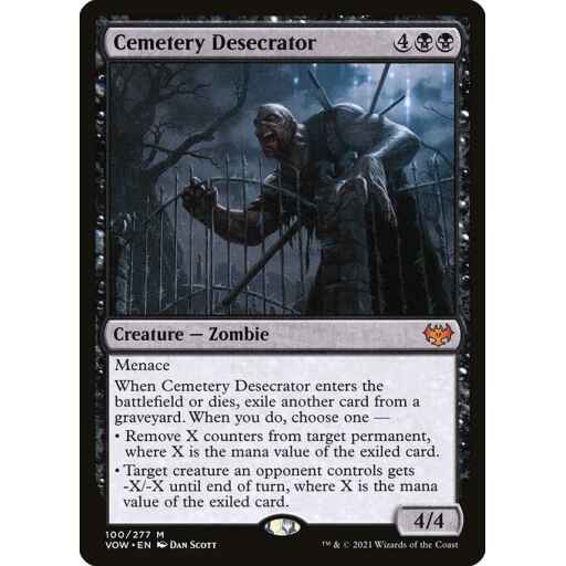 Innistrad: Crimson Vow - 100 - Cemetery Desecrator - Mythic - B - Non-foil