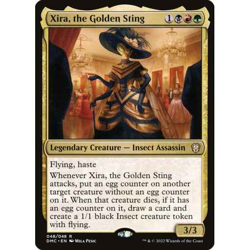 Dominaria United Commander - 48 - Xira, the Golden Sting - Rare - Multi - Non-foil