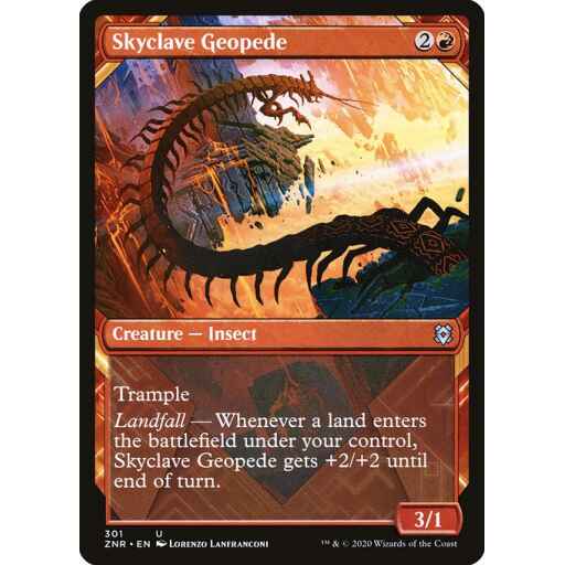 Zendikar Rising - 301 - Skyclave Geopede - Uncommon - R - Non-foil