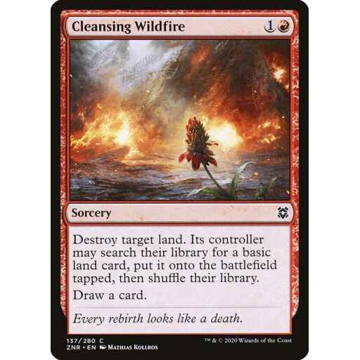 Zendikar Rising - 137 - Cleansing Wildfire - Common - R - Non-foil