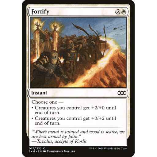 Double Masters - 17 - Fortify - Common - W - Non-foil