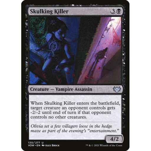 Innistrad: Crimson Vow - 130 - Skulking Killer - Uncommon - B - Non-foil