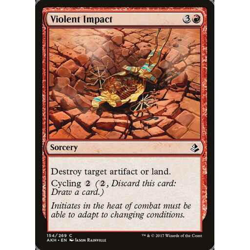 Amonkhet - 154 - Violent Impact - Common - R - Non-foil