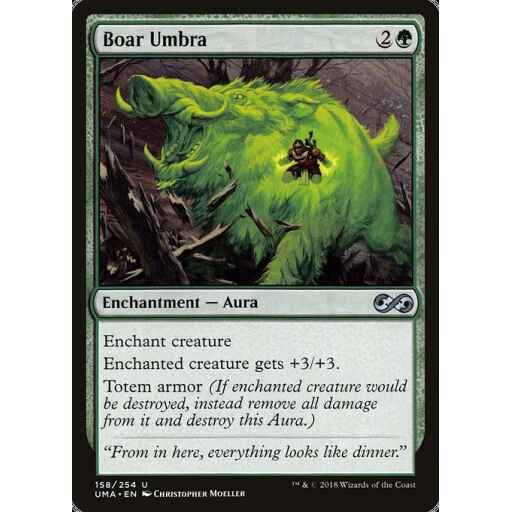 Ultimate Masters - 158 - Boar Umbra - Uncommon - G - Non-foil