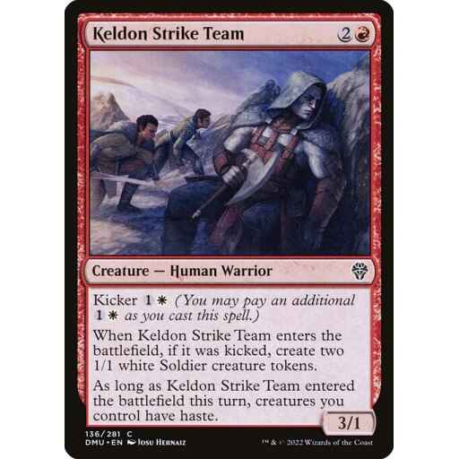Dominaria United - 136 - Keldon Strike Team - Common - R - Non-foil