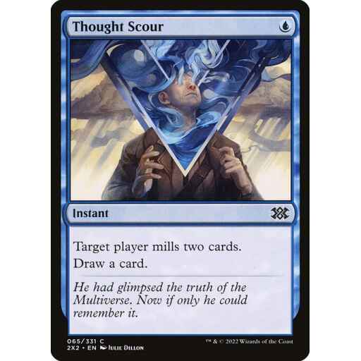 Double Masters 2022 - 65 - Thought Scour - Common - U - Foil