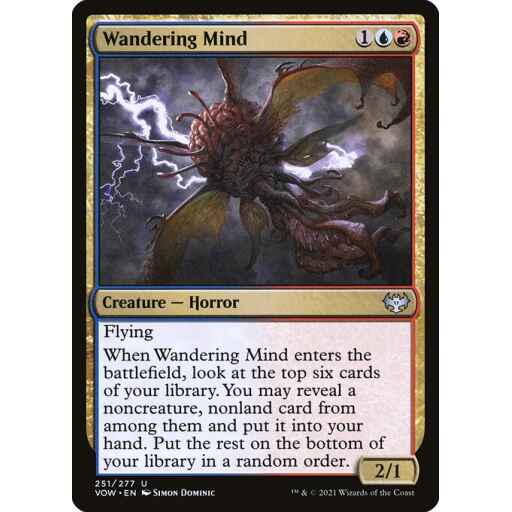 Innistrad: Crimson Vow - 251 - Wandering Mind - Uncommon - UR - Non-foil