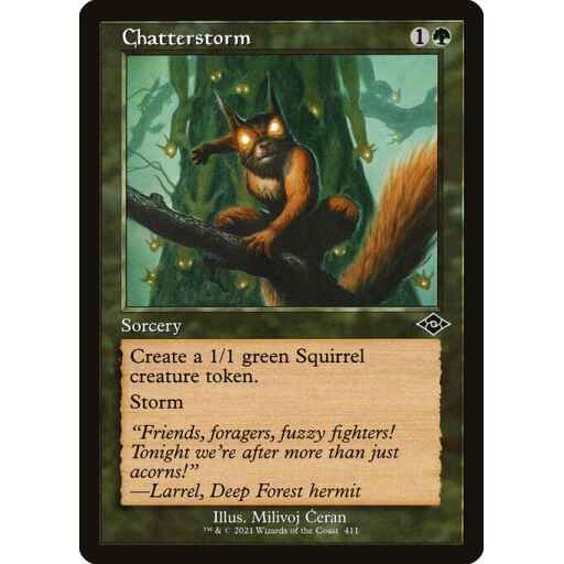 Modern Horizons 2 - 411 - Chatterstorm - Common - G - Foil