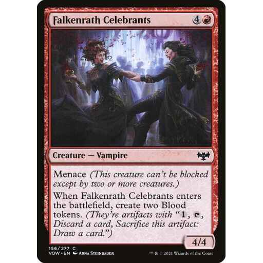 Innistrad: Crimson Vow - 156 - Falkenrath Celebrants - Common - R - Non-foil