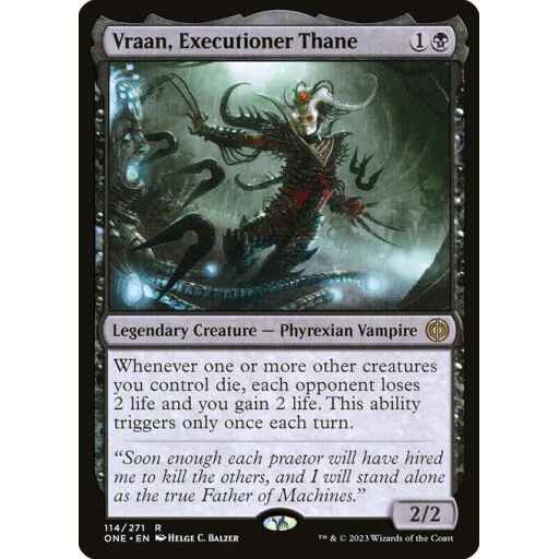 Phyrexia: All Will Be One - 114 - Vraan, Executioner Thane - Rare - B - Non-foil