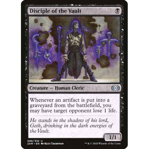 Double Masters - 86 - Disciple of the Vault - Uncommon - B - Non-foil