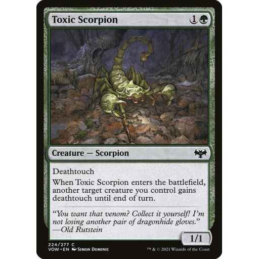 Innistrad: Crimson Vow - 224 - Toxic Scorpion - Common - G - Non-foil