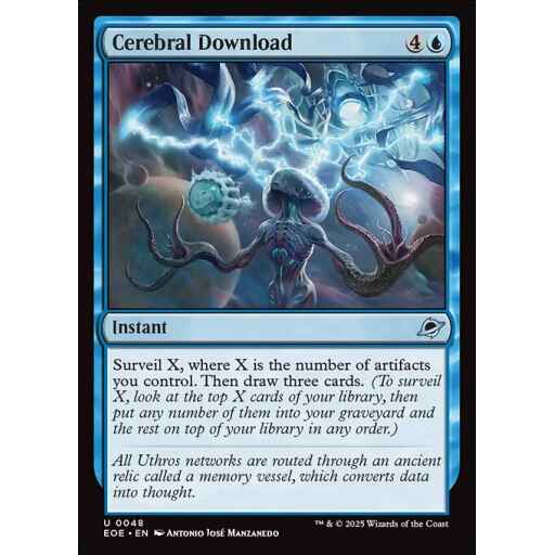 Edge of Eternities - 48 - Cerebral Download - Uncommon - U - Non-foil