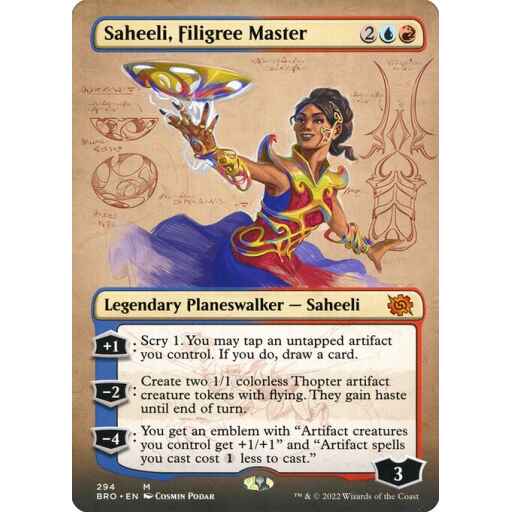 The Brothers' War - 294 - Saheeli, Filigree Master - Mythic - UR - Non-foil