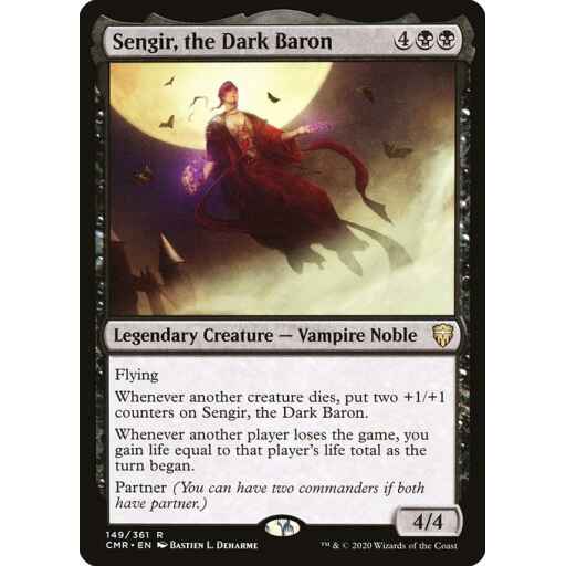 Commander Legends - 149 - Sengir, the Dark Baron - Rare - B - Non-foil