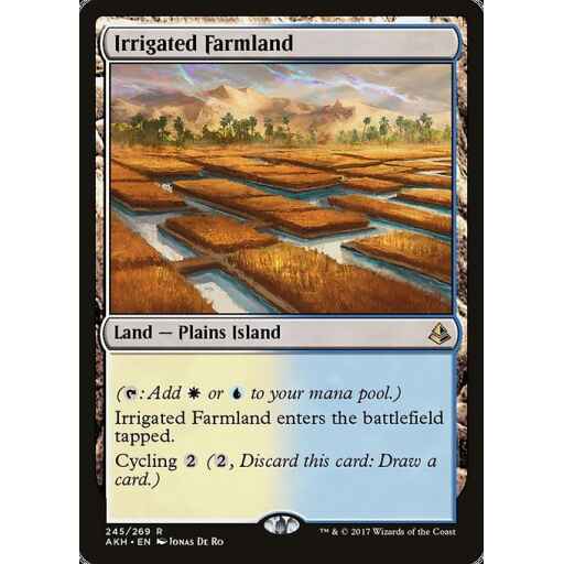 Amonkhet - 245 - Irrigated Farmland - Rare - C - Foil