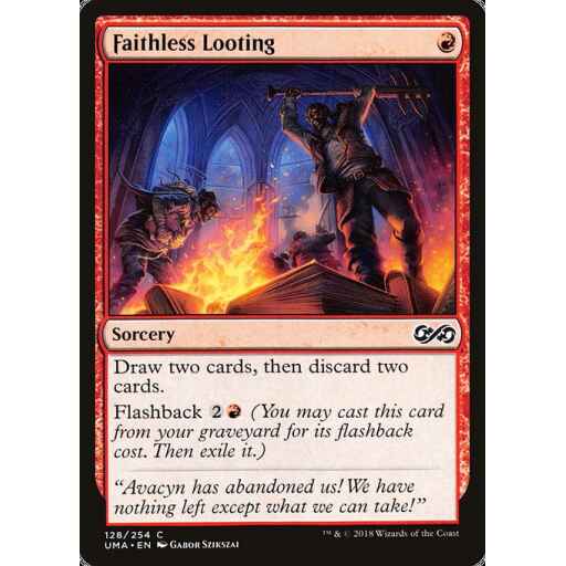 Ultimate Masters - 128 - Faithless Looting - Common - R - Non-foil