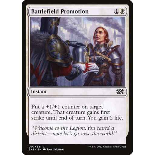 Double Masters 2022 - 7 - Battlefield Promotion - Common - W - Non-foil