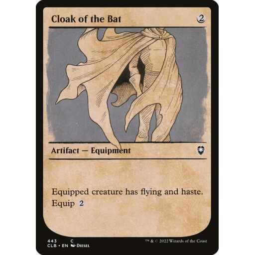 Commander Legends: Battle for Baldur's Gate - 443 - Cloak of the Bat - Common - C - Non-foil