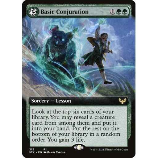 Strixhaven: School of Mages - 315 - Basic Conjuration - Rare - G - Non-foil
