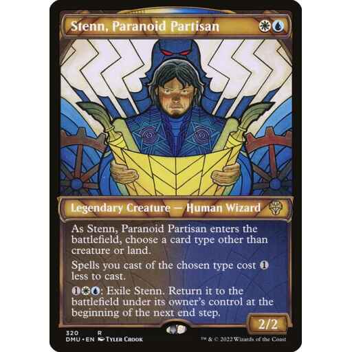 Dominaria United - 320 - Stenn, Paranoid Partisan - Rare - WU - Non-foil