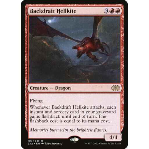 Double Masters 2022 - 103 - Backdraft Hellkite - Rare - R - Non-foil