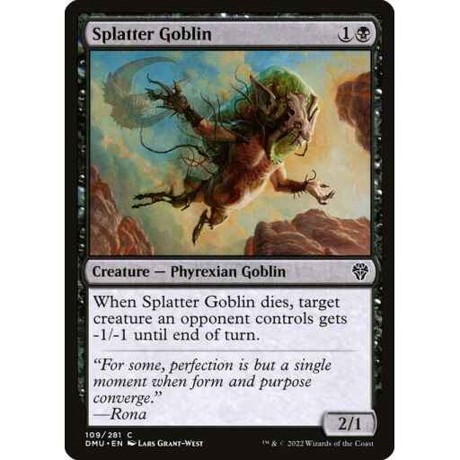 Dominaria United - 109 - Splatter Goblin - Common - B - Non-foil