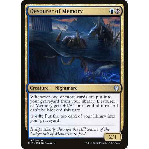 Theros Beyond Death - 213 - Devourer of Memory - Uncommon - UB - Non-foil