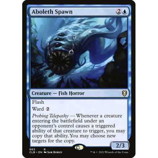 Commander Legends: Battle for Baldur's Gate - 662 - Aboleth Spawn - Rare - U - Non-foil