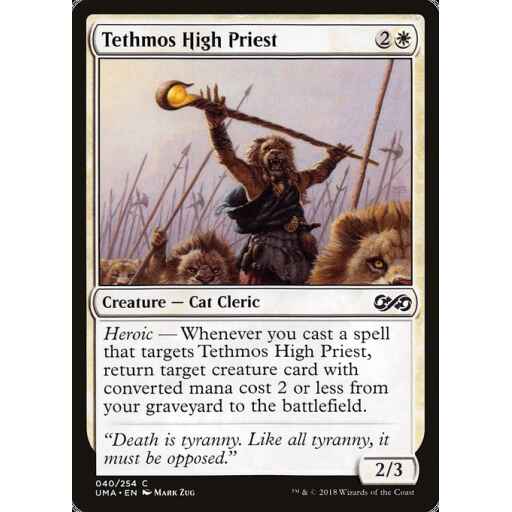 Ultimate Masters - 40 - Tethmos High Priest - Common - W - Non-foil