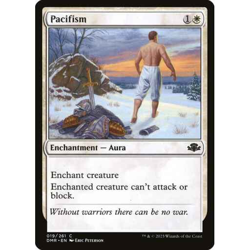 Dominaria Remastered - 19 - Pacifism - Common - W - Non-foil